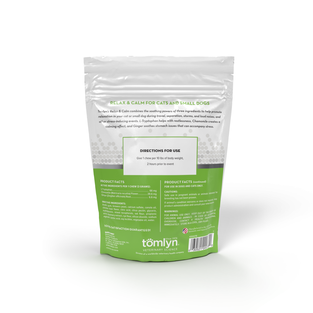 Tomlyn Relax & Calming Chews for Small Dogs & Cats