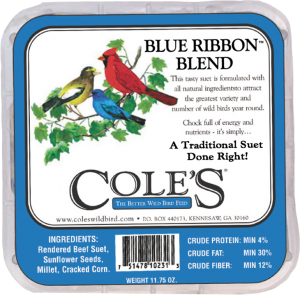 Cole's Blue Ribbon Blendâ„¢ Suet Cake