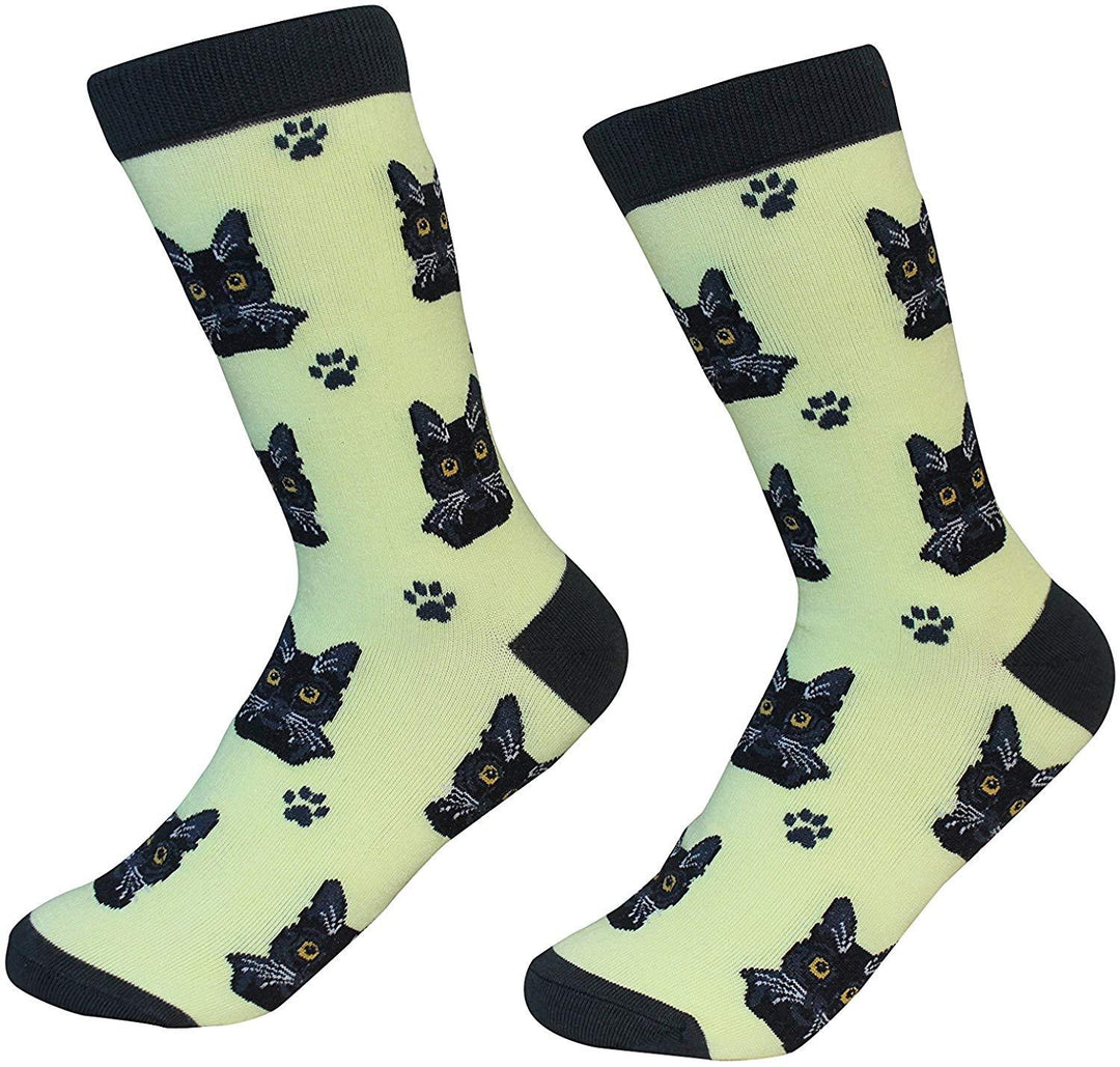 Sock Daddy Breed Socks, Black Cat