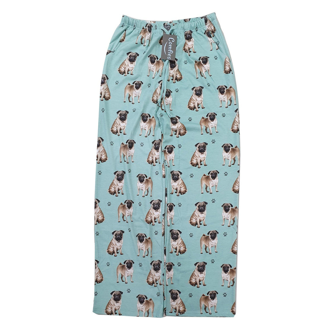 Comfies Dog Breed Lounge Pants for Women, Pug