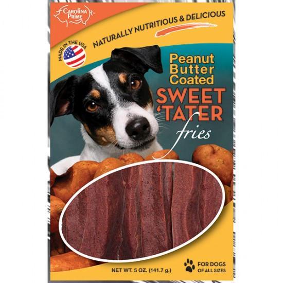 Carolina Prime Sweet 'Tater Fries - Peanut Butter Coated for Dogs